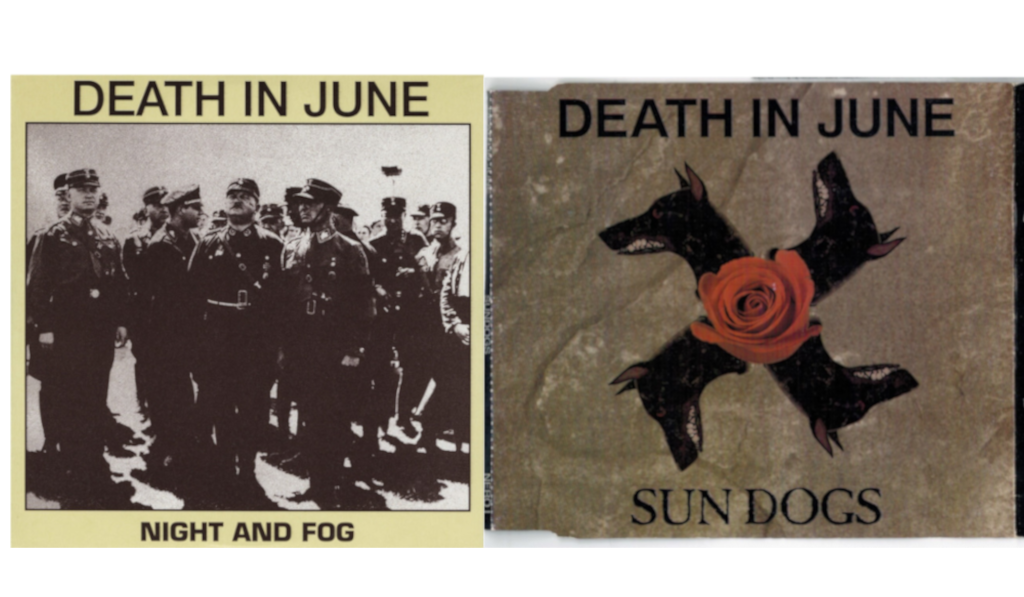 Cover der EP's "Death in June - NIGHT AND FOG" "Death in June - SUN DOGS"